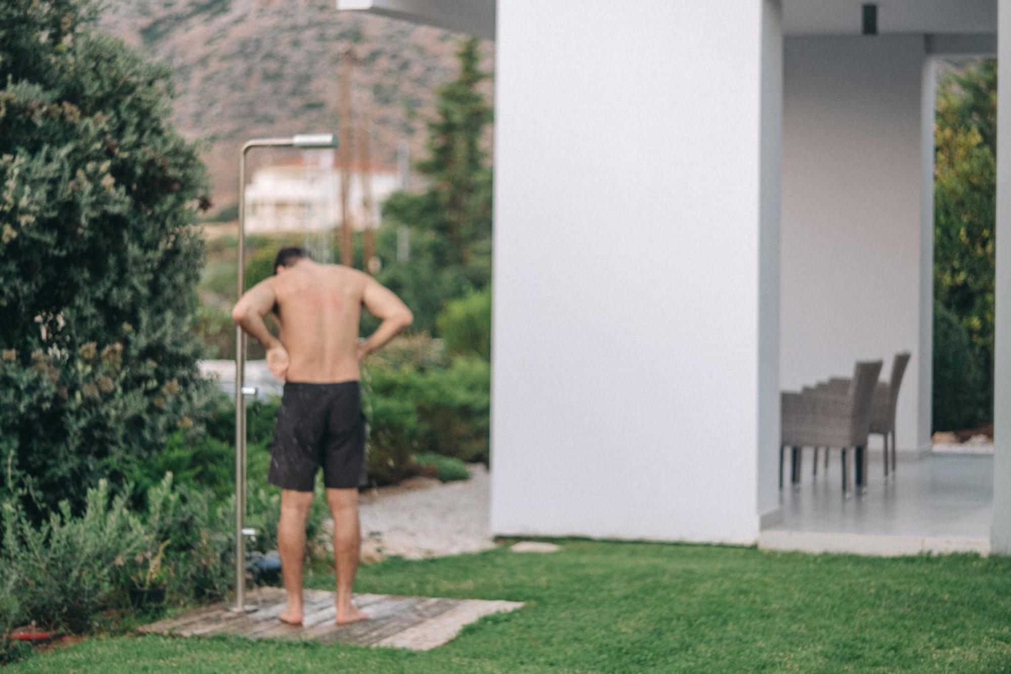 Stavrós Helios A Modern Large Villa With Private Pool Set In A Quiet Location מראה חיצוני תמונה